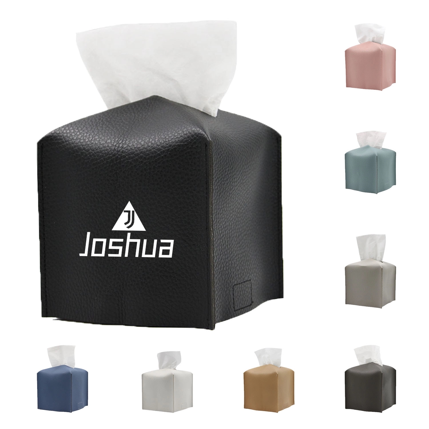 Pu Leather Cube Tissue Box 3