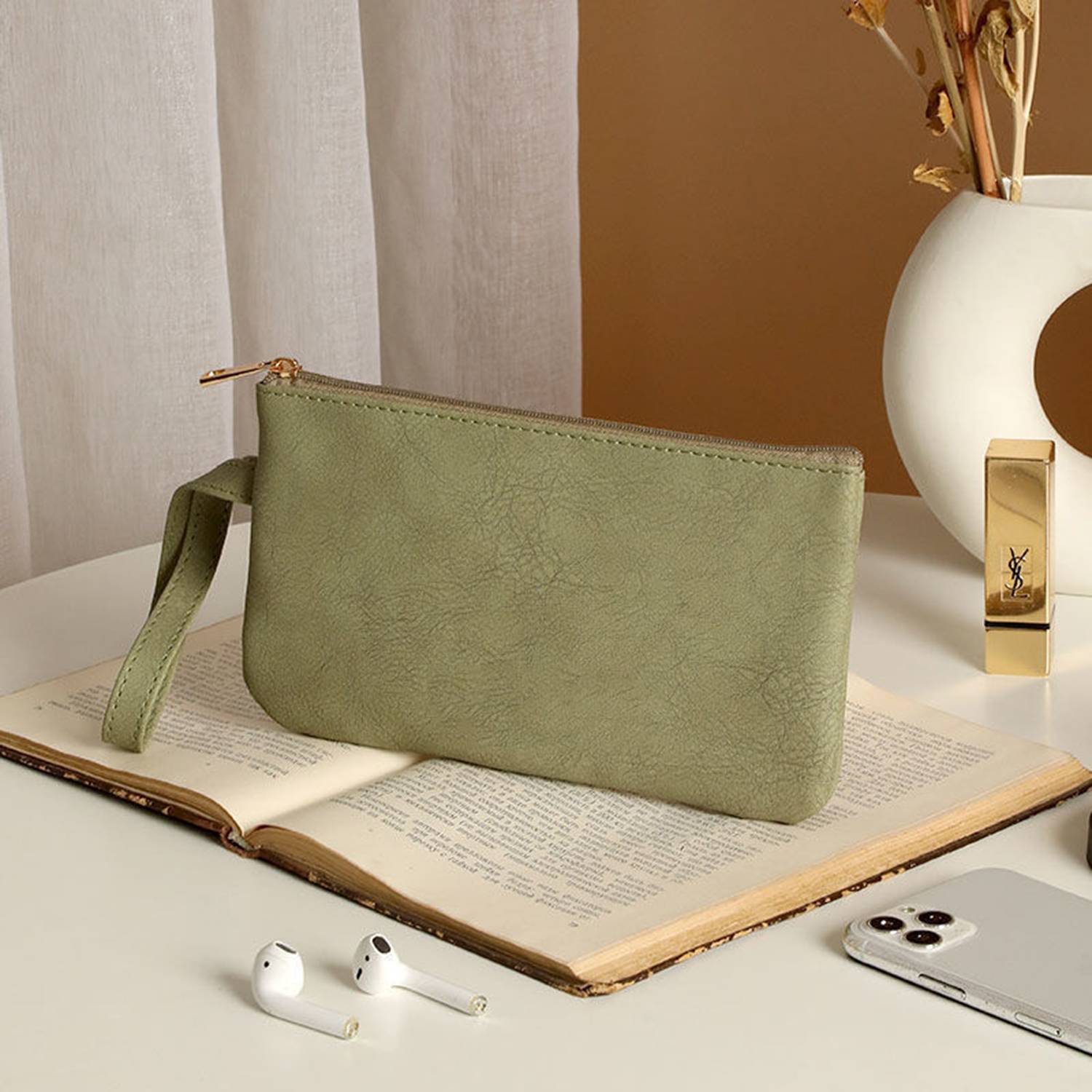PU leather makeup bag 2