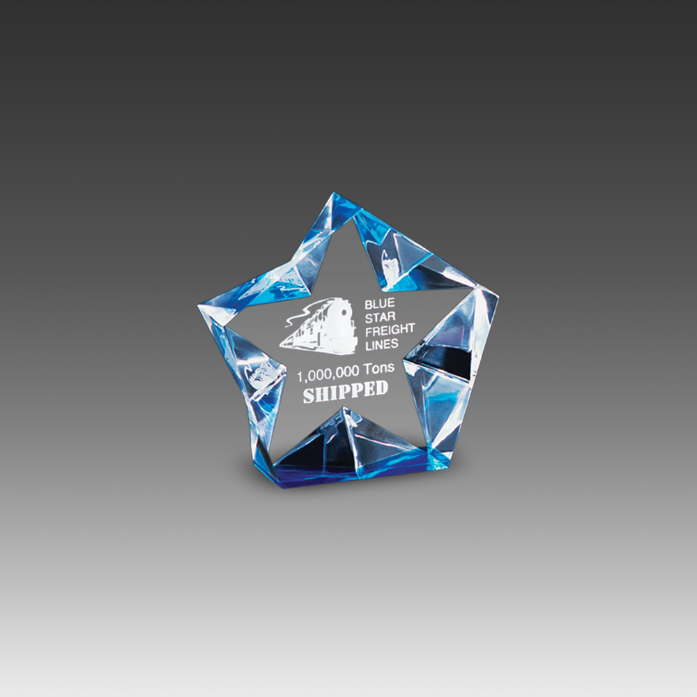 Pentagon Star Award (4"x4"x1") 2