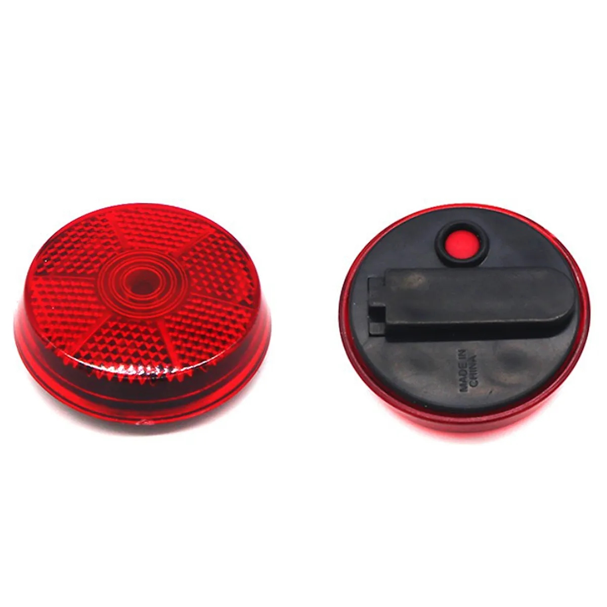 Round Blinking Light With Back Clip 5