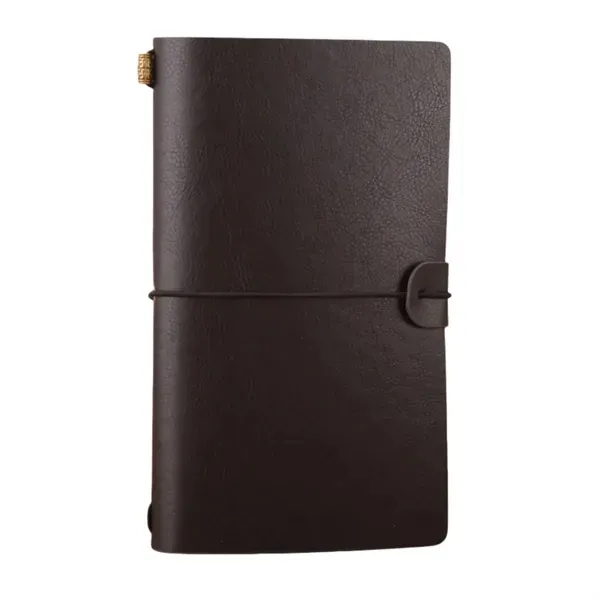 Vintage A6 Leather Notebook - Classic Antique Style 8
