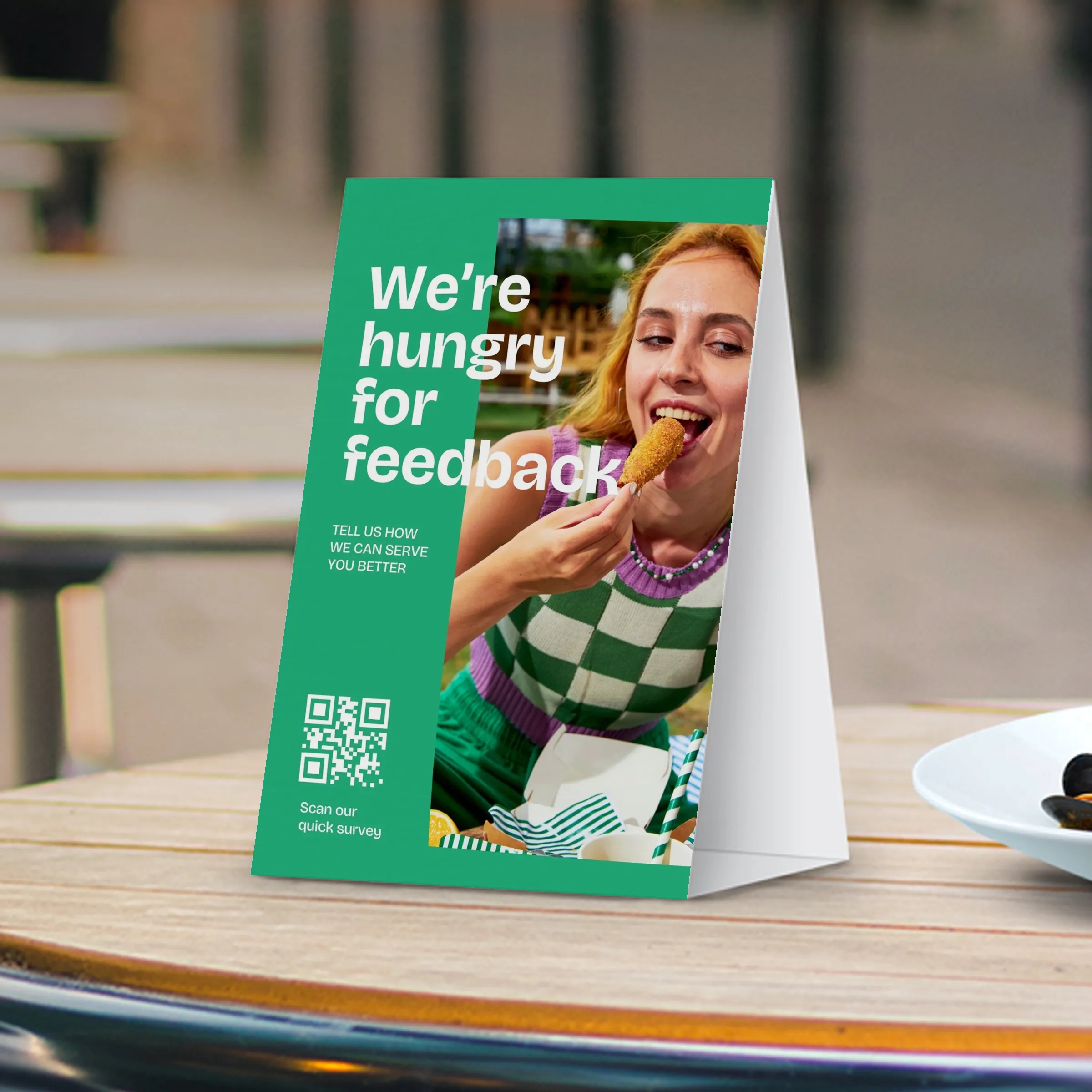 4.5" x 5.5" Custom Table Tents - Vertical 4