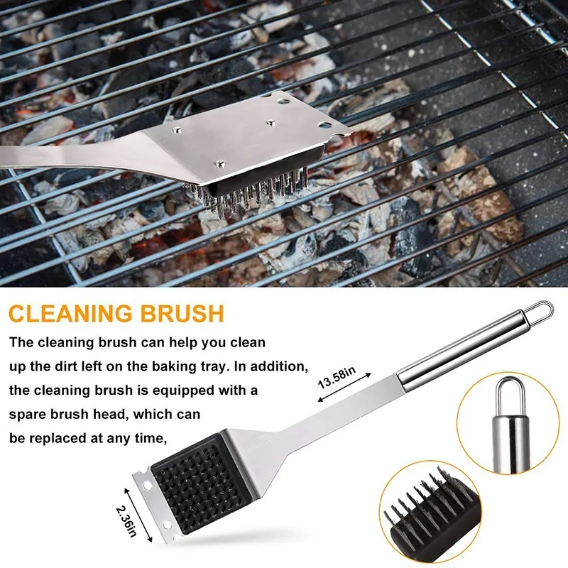 BBQ Tools Set with Apron 5