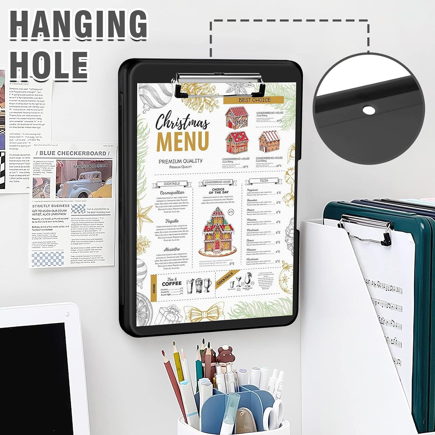 Plastic Clipboard with Storage 4