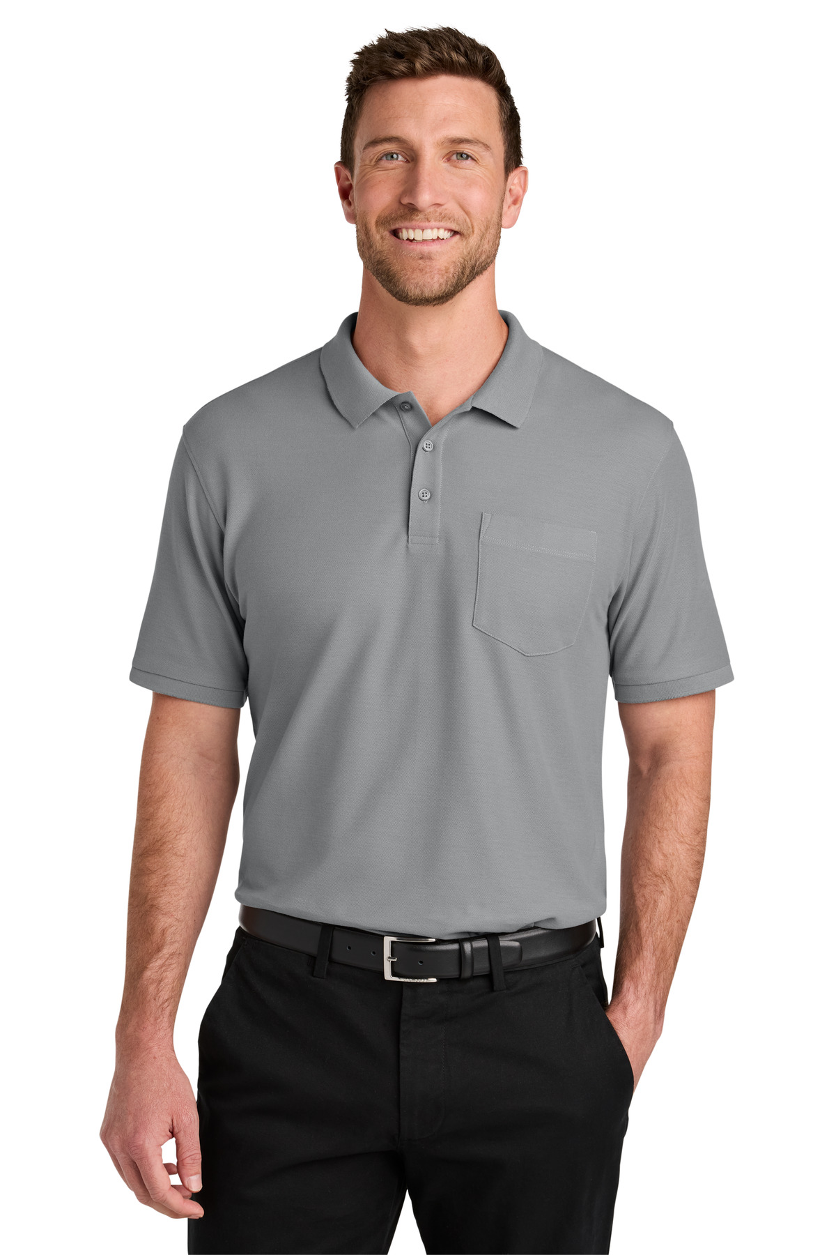 Port Authority Tall Wearever Signature Pique Pocket Polo TLK200P 5