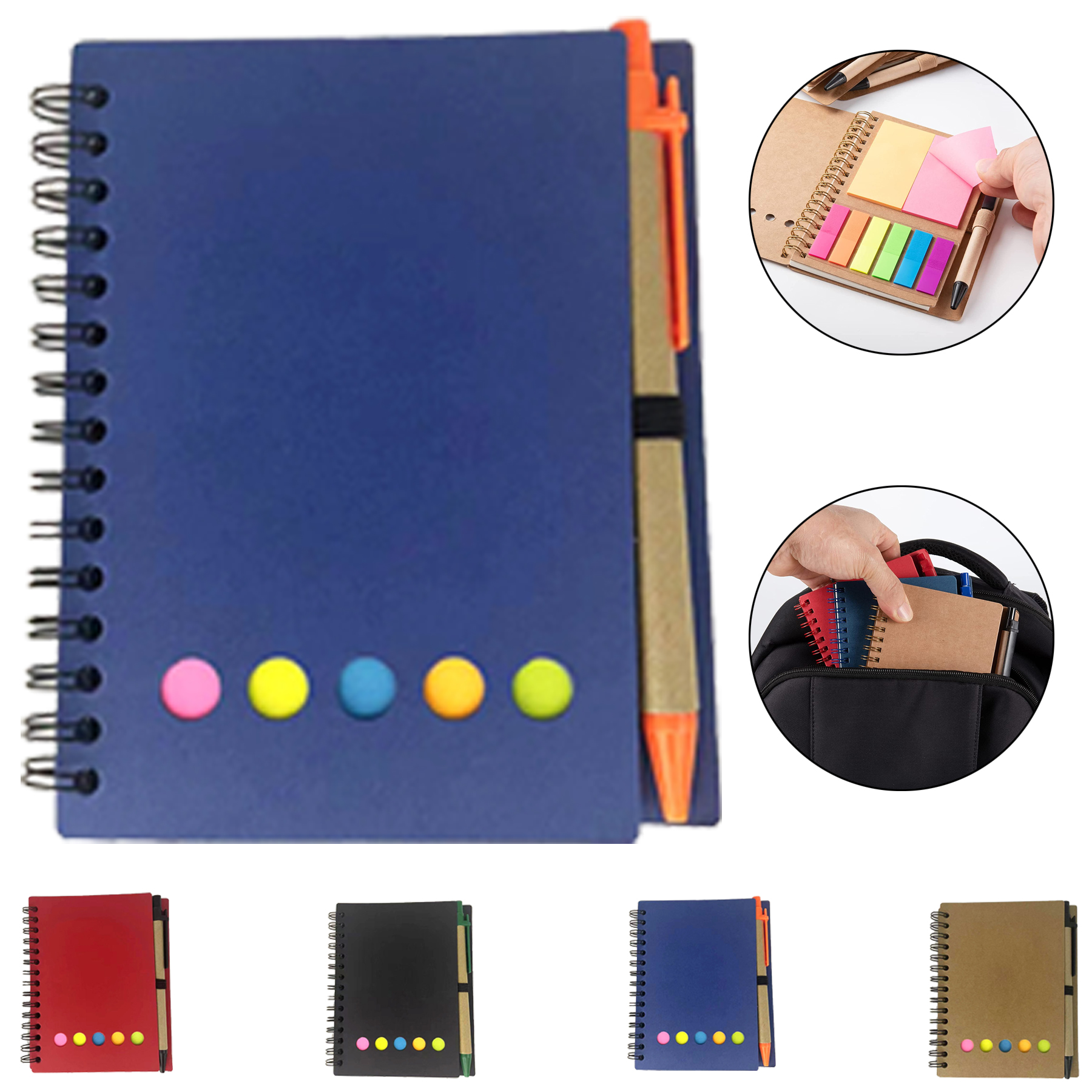 Colored Spiral Notebook 3
