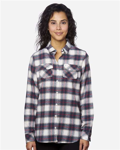 Women's Yarn-Dyed Flannel Shirt - 5210 7