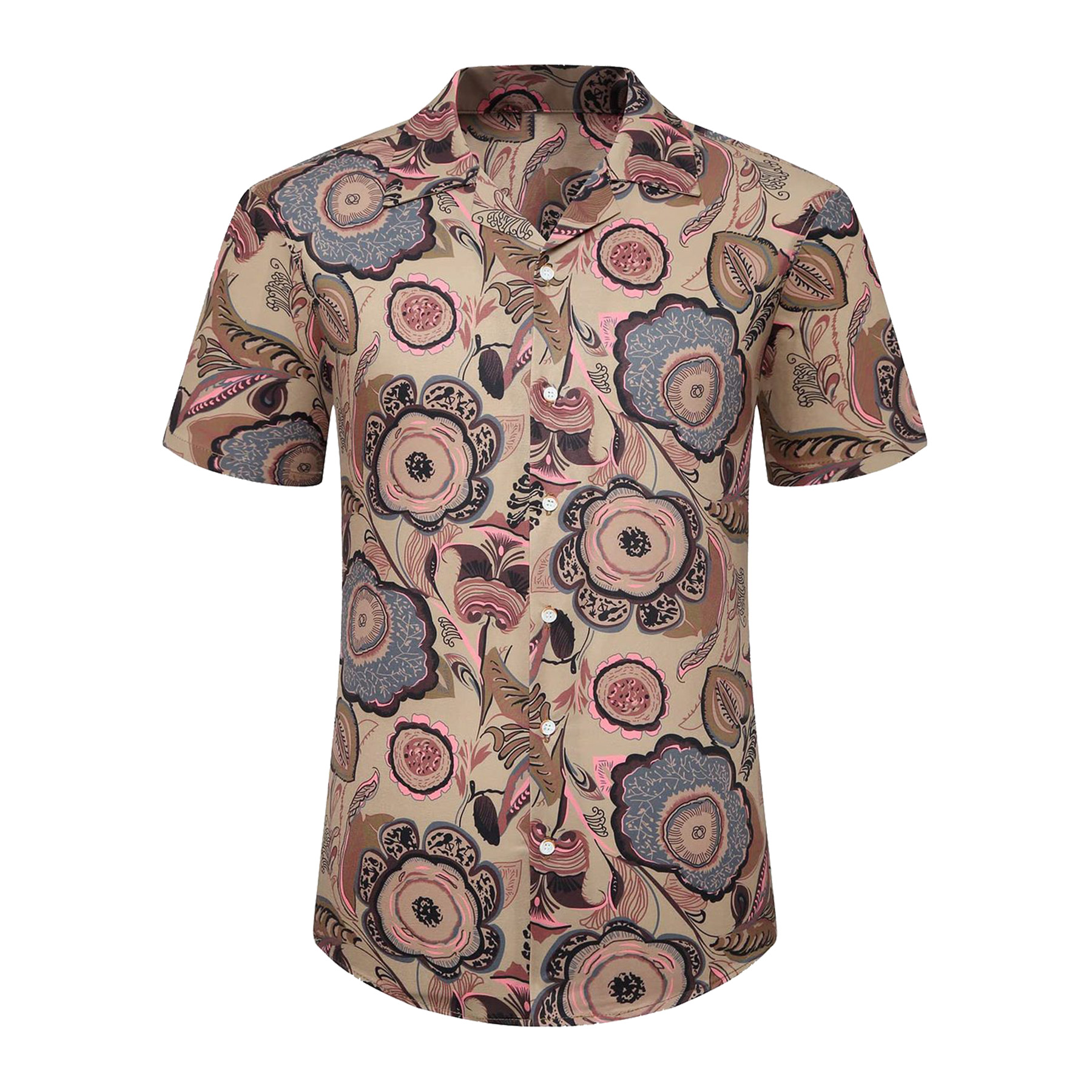 Mens Hawaiian Short Sleeve Shirt 36
