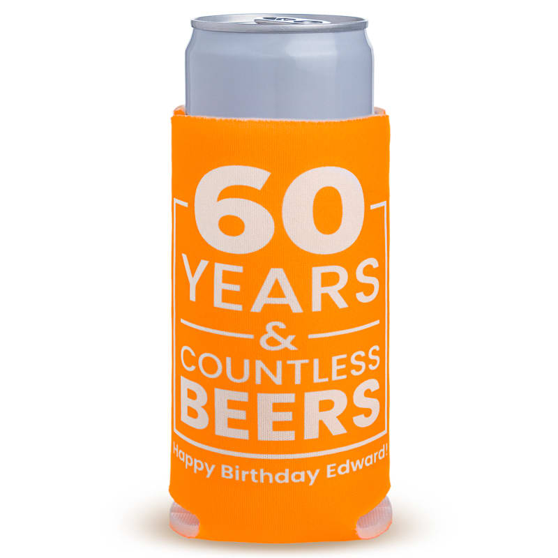 Fluorescent Neon Collapsible SLIM Can Coolers 7