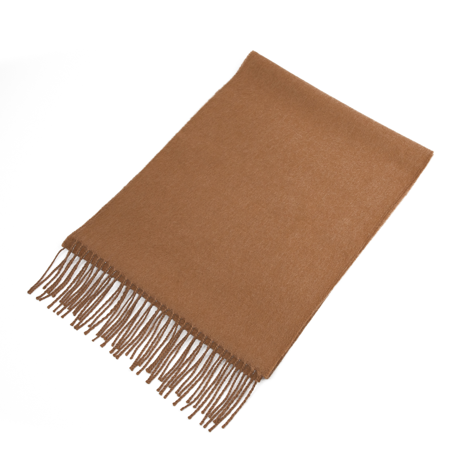 Camel Brown Alpaca Blend Scarf