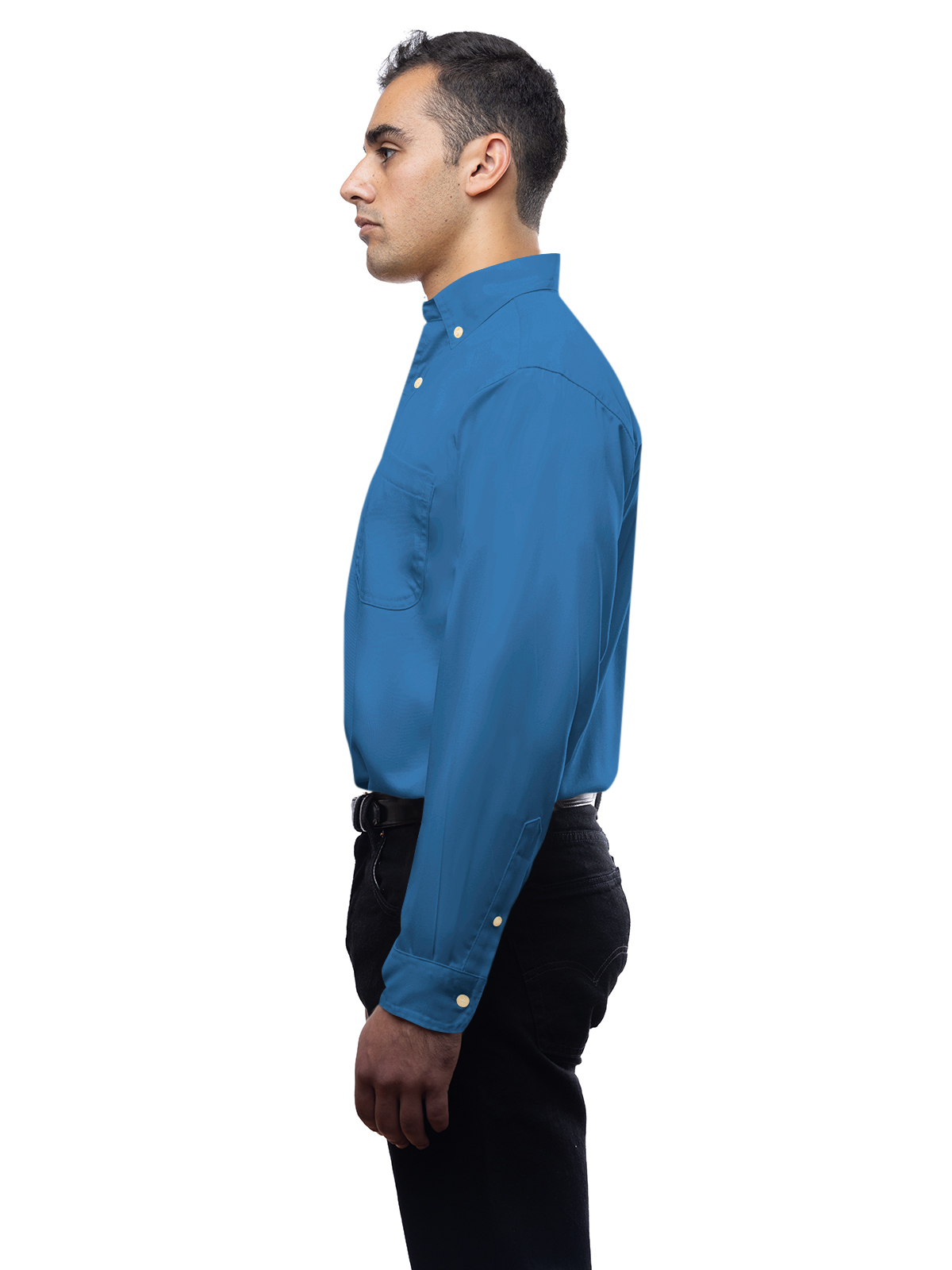 Blue Generation - Men's 1-Pocket Superblend Poplin Shirt 12