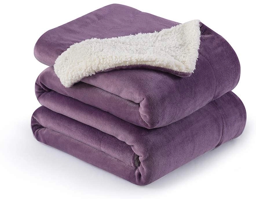 Fleece Micro Mink Sherpa Blanket 1