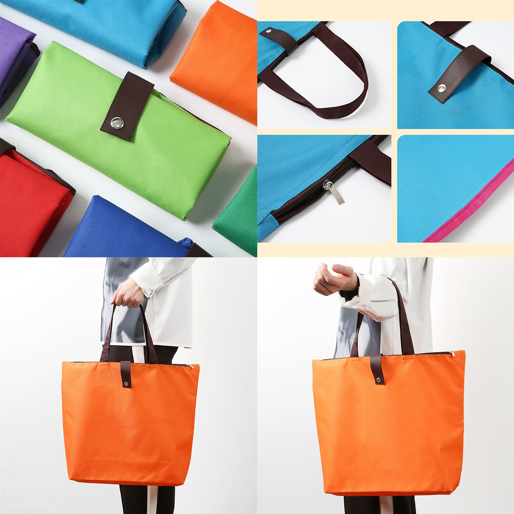 Foldable Shopping Bag, custom tote bag with logo imprint 2