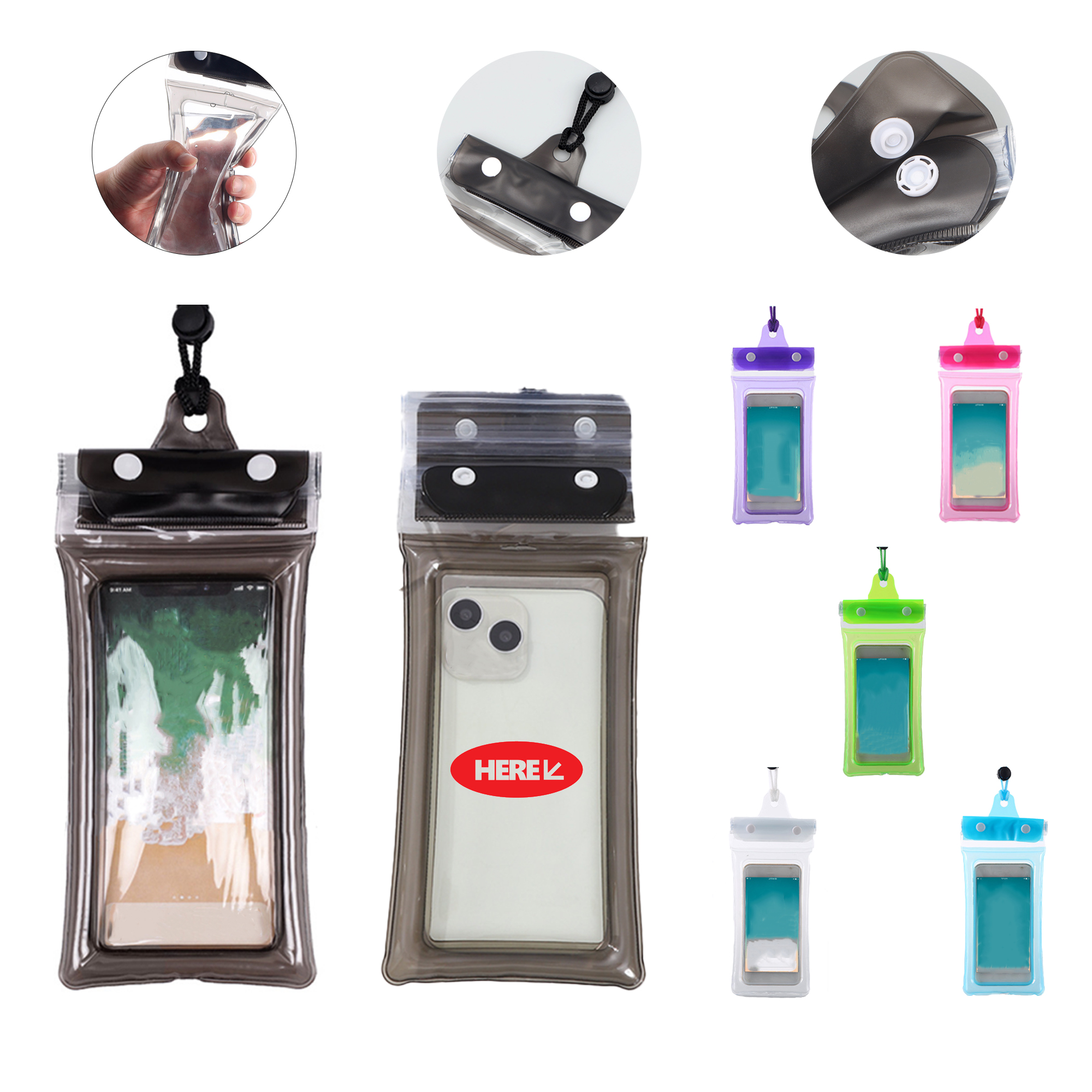 Waterproof Cell Phone Pouch for Outdoor Sports 3