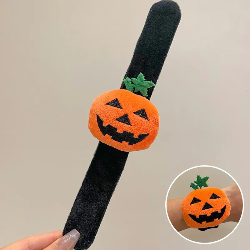 Funny Furry Pumpkin Bracelet for Halloween Party 6