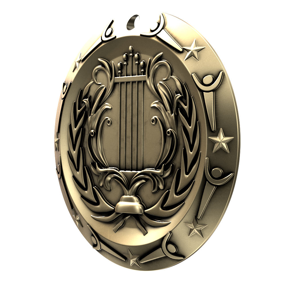Music World Class Medallion (3") 2