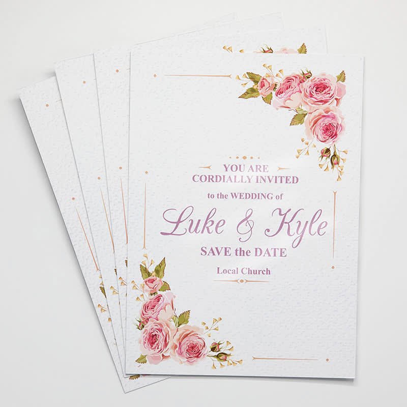 Custom Full Color 5 X 7 Inch Invitation Cards 21