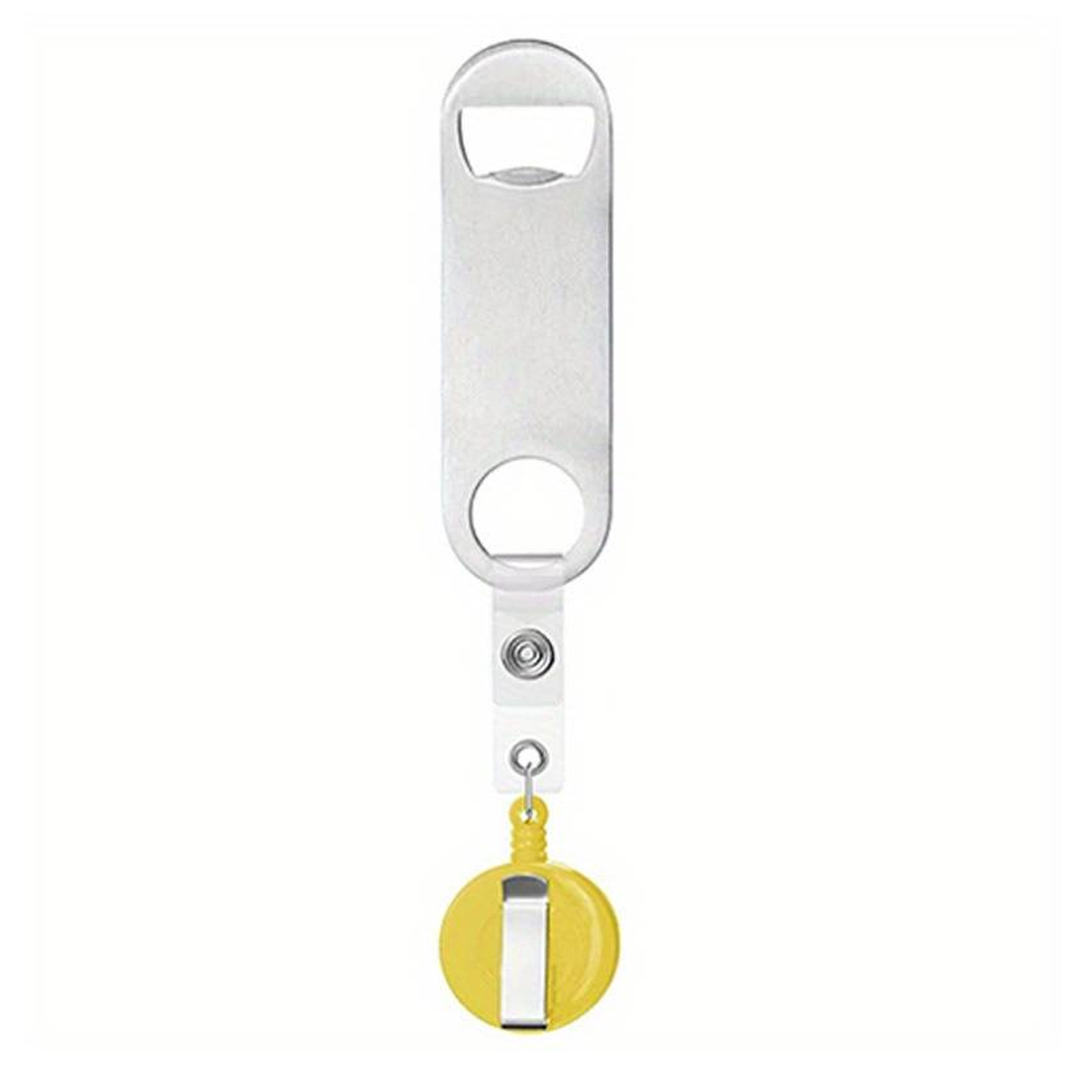 Stainless Steel Bottle Opener with Badge Reel 6