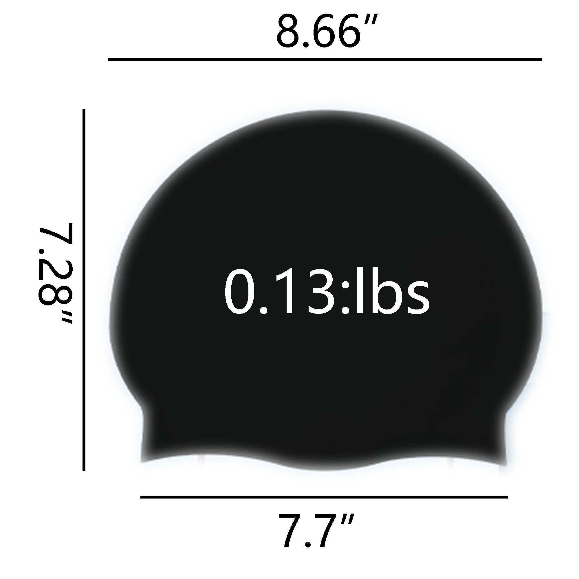 Adult Silicone Waterproof Swimming Cap 18