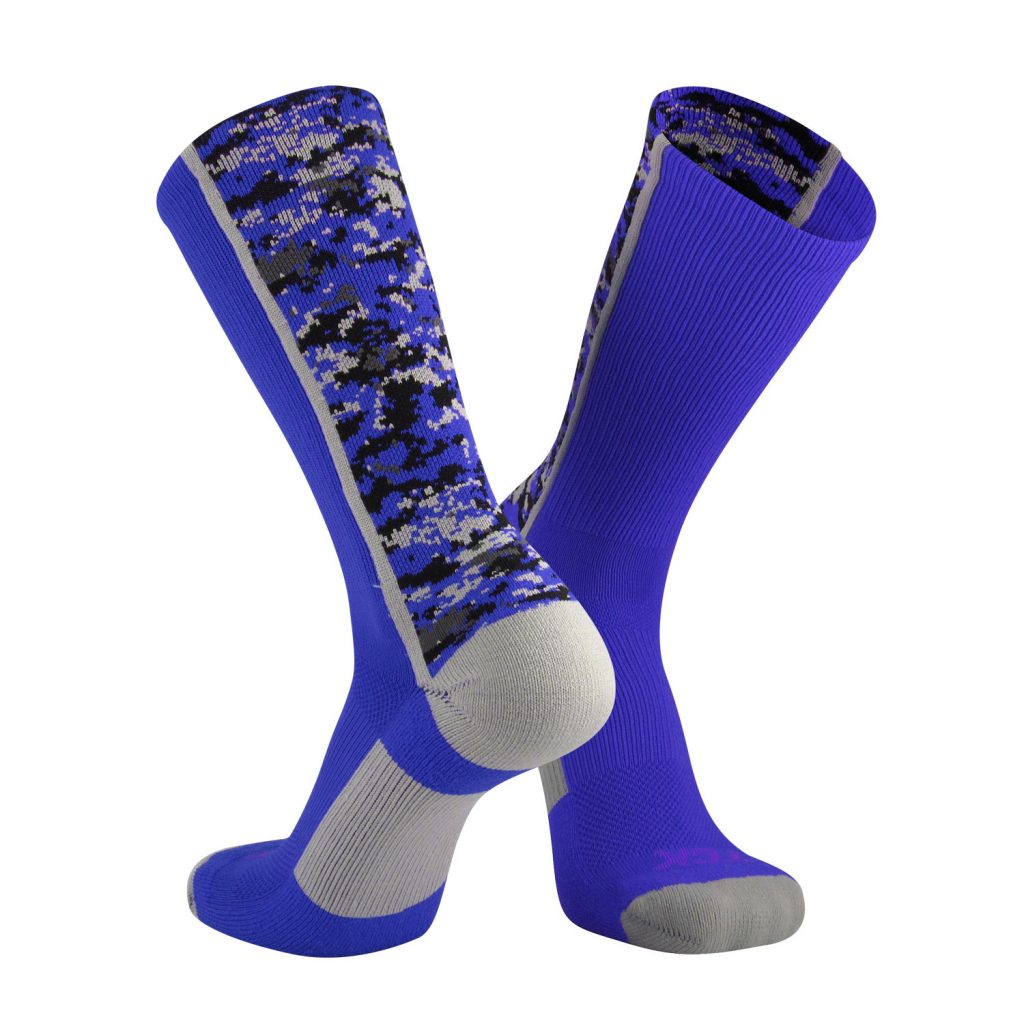 Digital Camo Athletic Performance Crew Socks 6