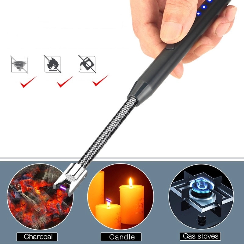 Type C Windproof Rechargeable Usb Electronic Lighter 6