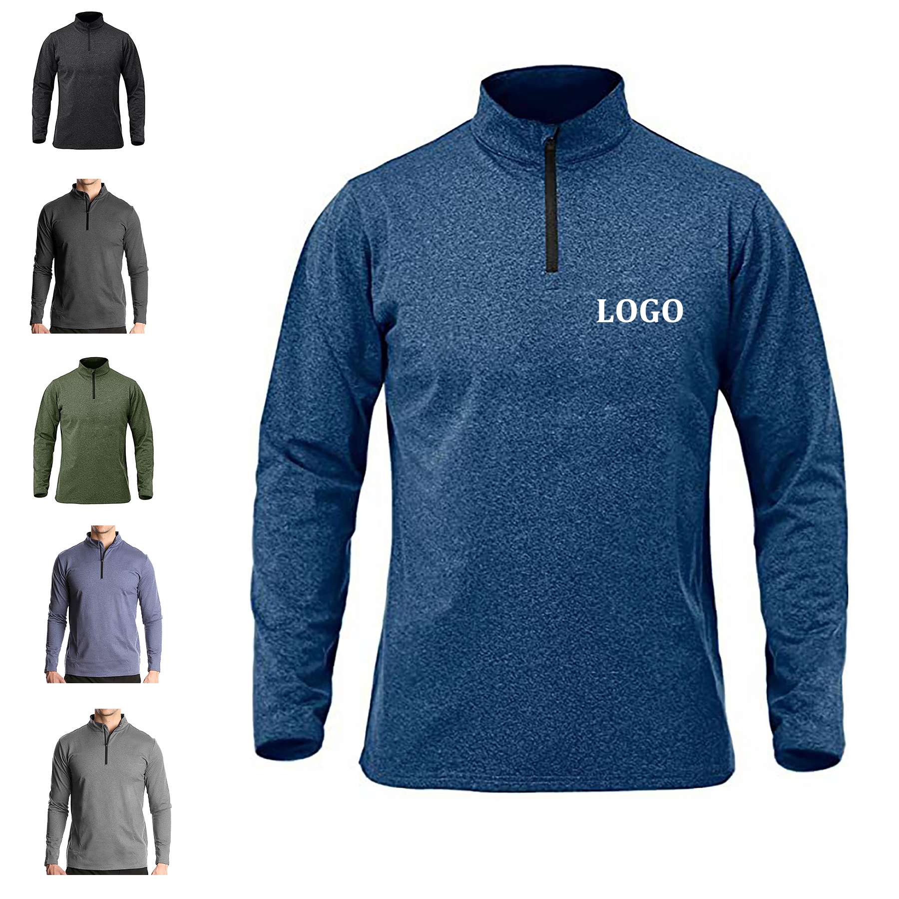 Men's Quick Dry Half Zip Tee 4