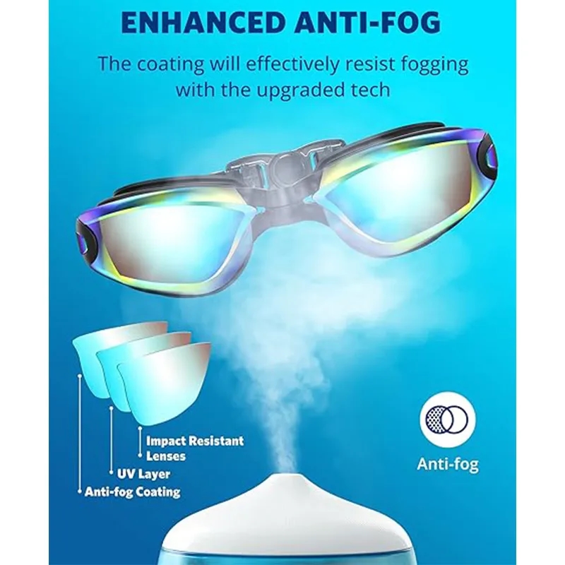 No Leaking Full Protection Swimming Goggles 5