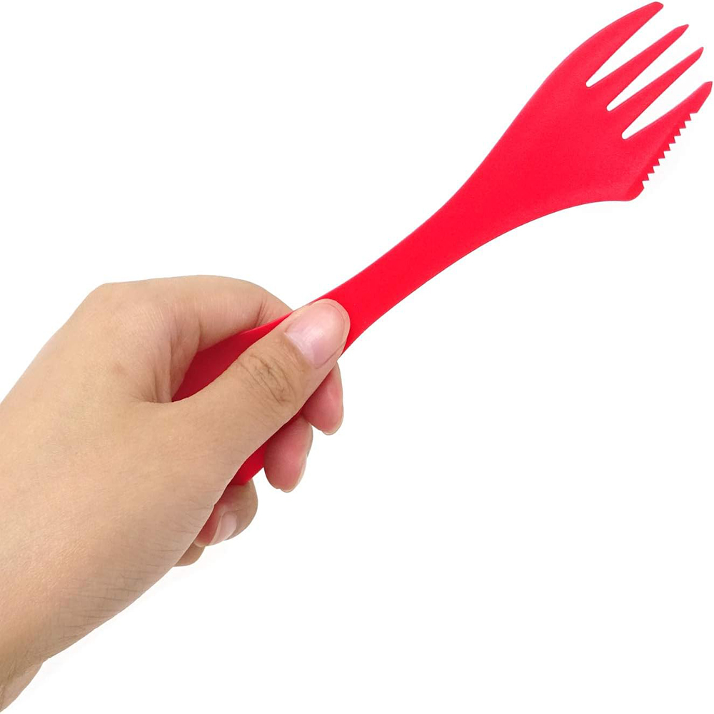 Plastic 3 in 1 Spoon Fork and Knife 8