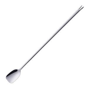 2 In 1 Dual Head Stainless Steel Fork And Square Spoon 2