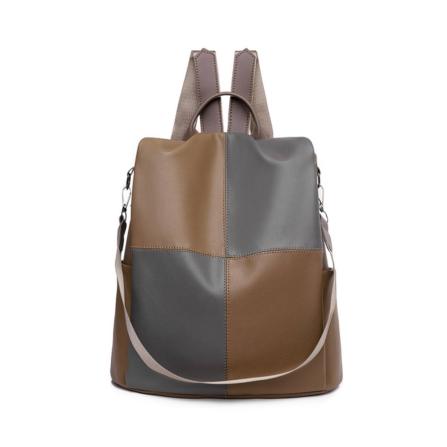 Soft PU Leather Shoulder Bag Backpack 3