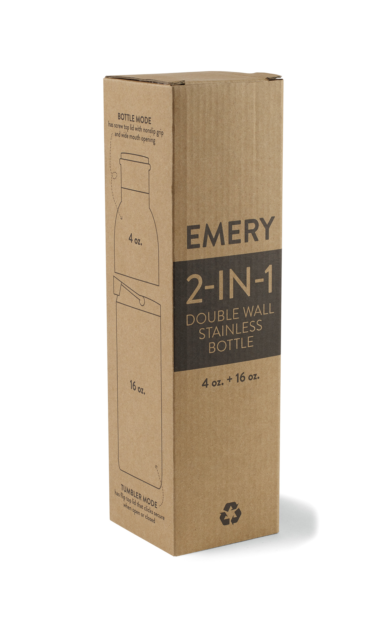 Emery 2-in-1 Double Wall Stainless Bottle - 20 Oz. 9