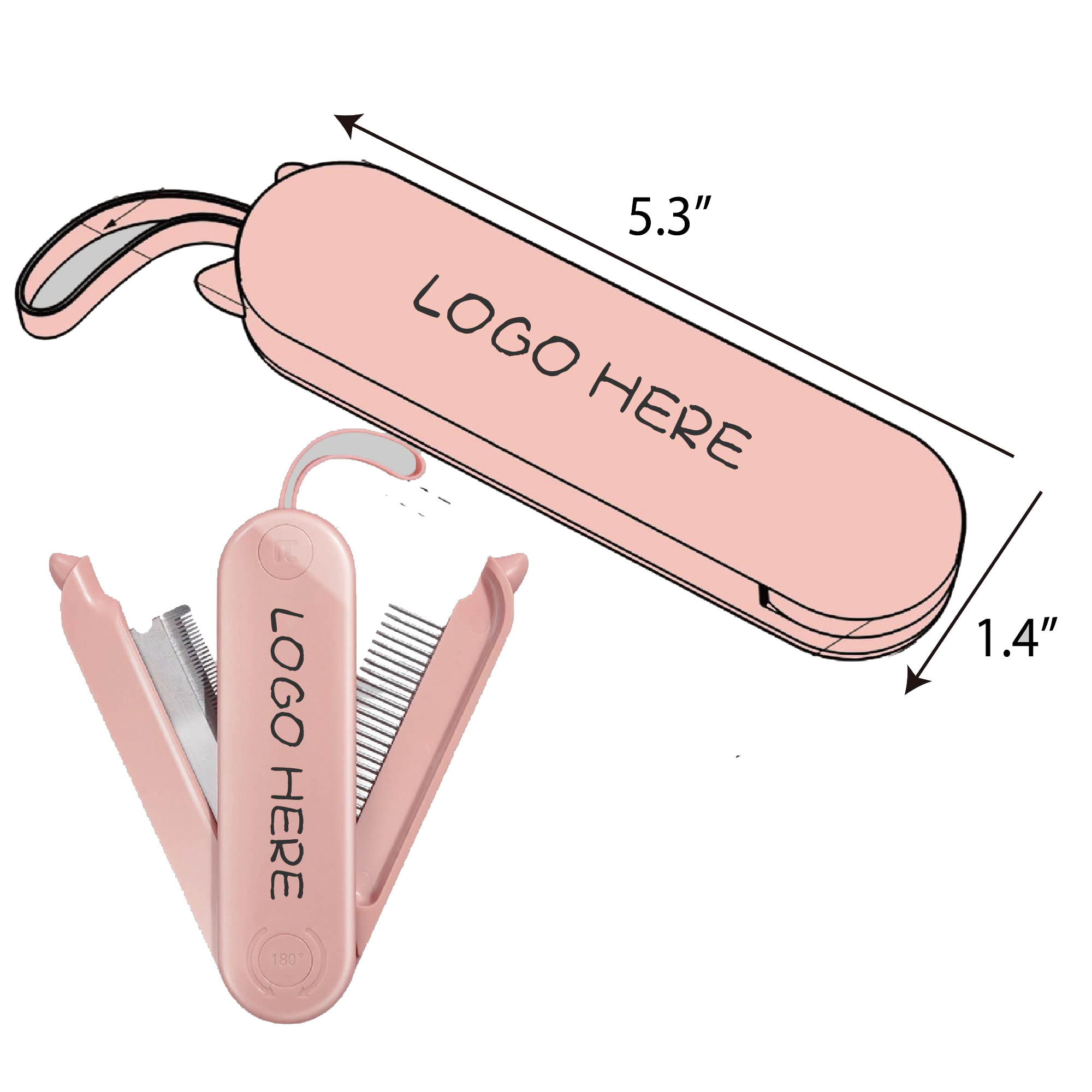 Silent Design Pet Grooming Brush 3