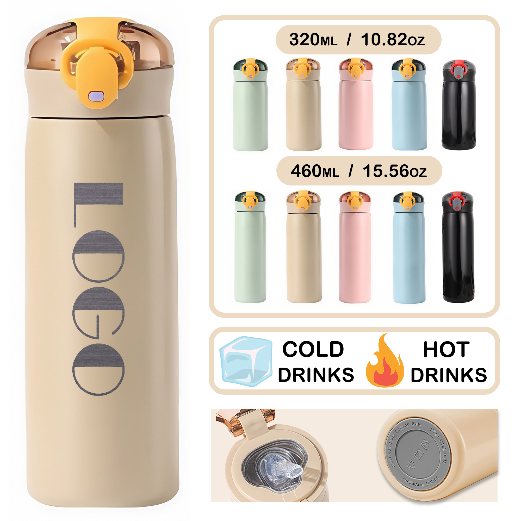 Enterprise & School Event Gift: Large Capacity Food-Grade Stainless Steel Thermos 1