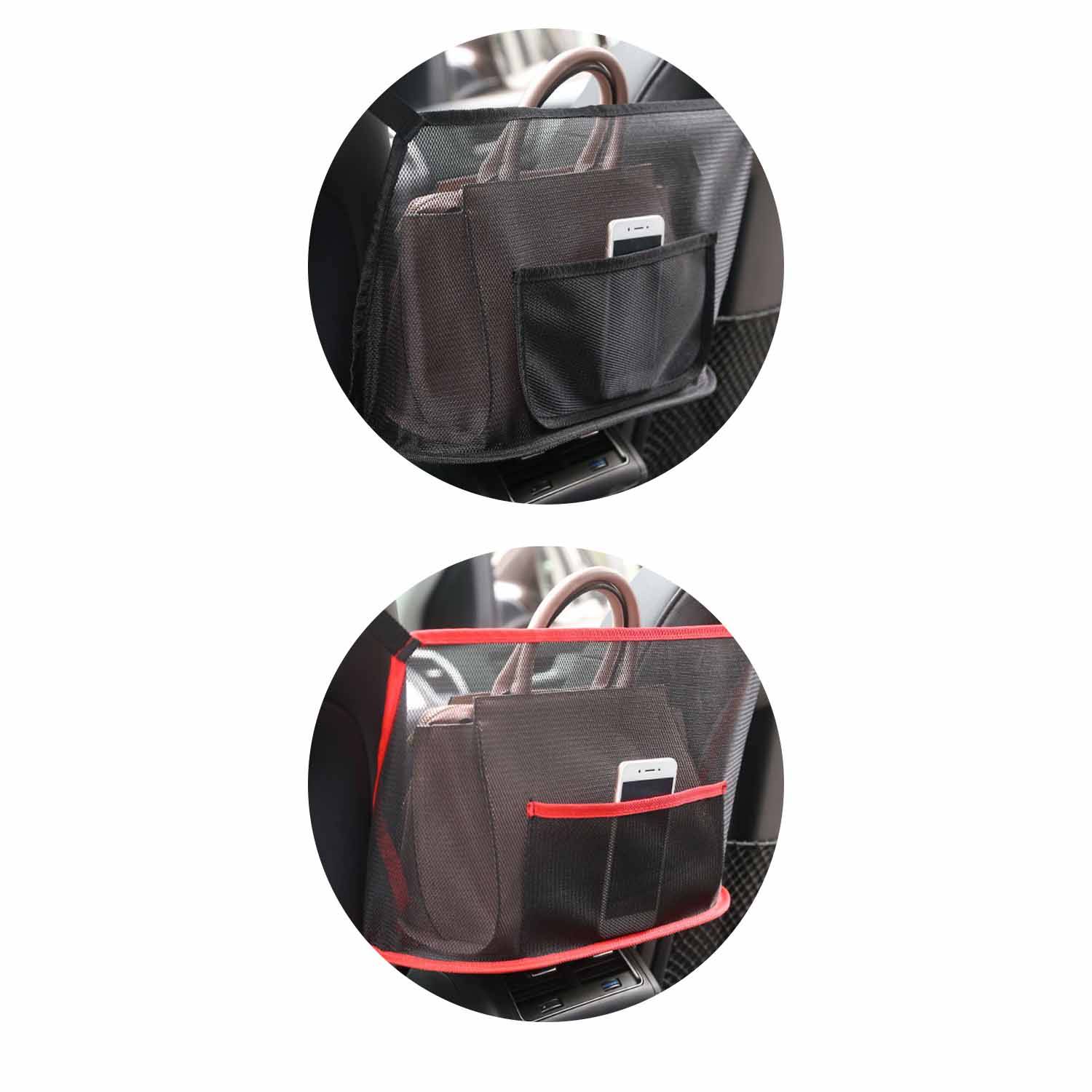 Double-Layer Square Car Storage Hanging Bag 5