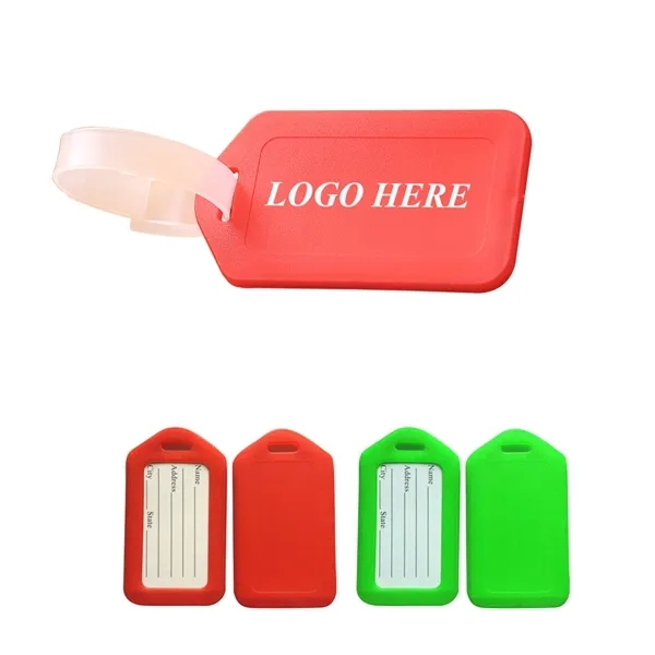 Rigid Plastic Luggage Tag Holders 1