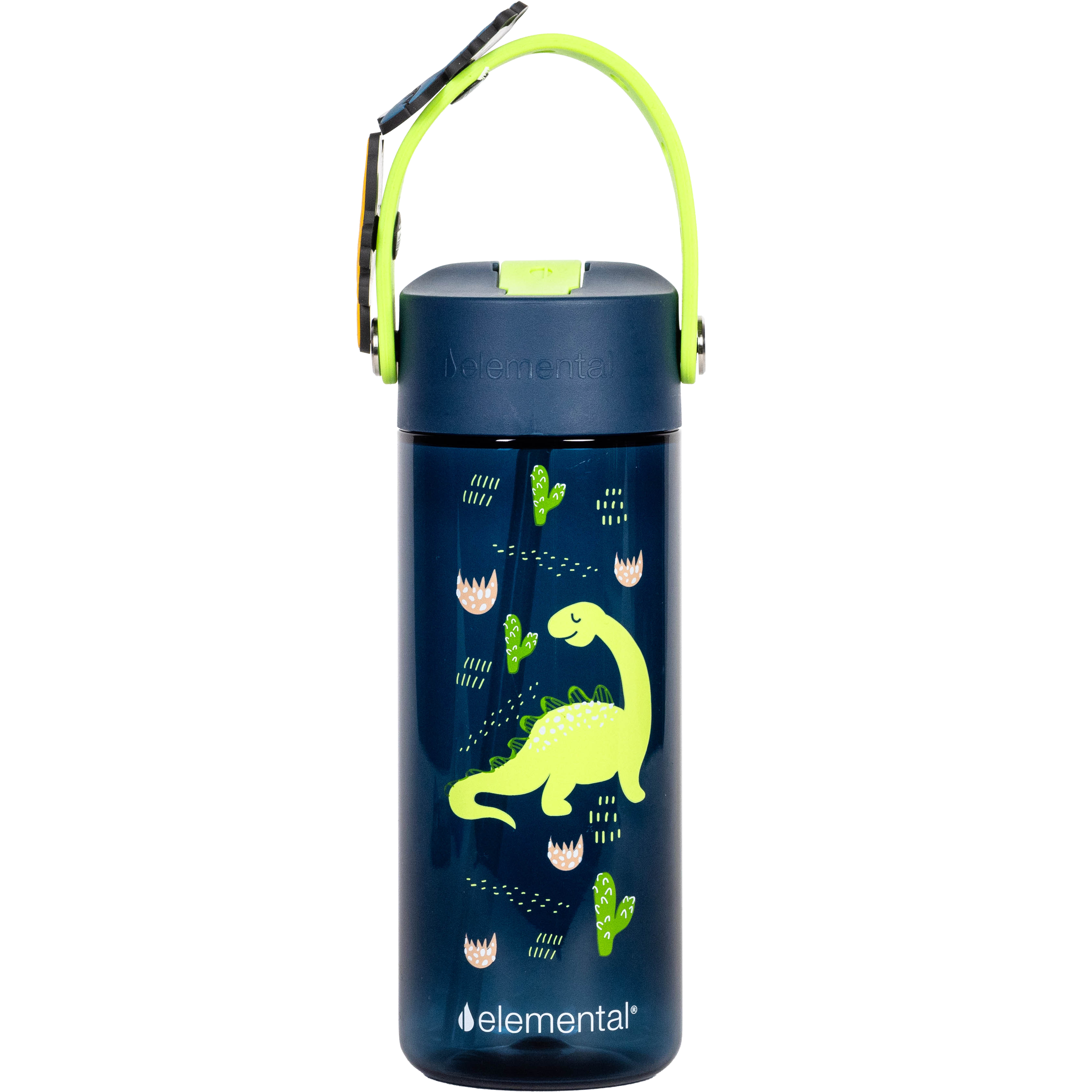 Elemental® Splash Charm 18oz Tritan Water Bottle - with Drinking Spout and Straw 2