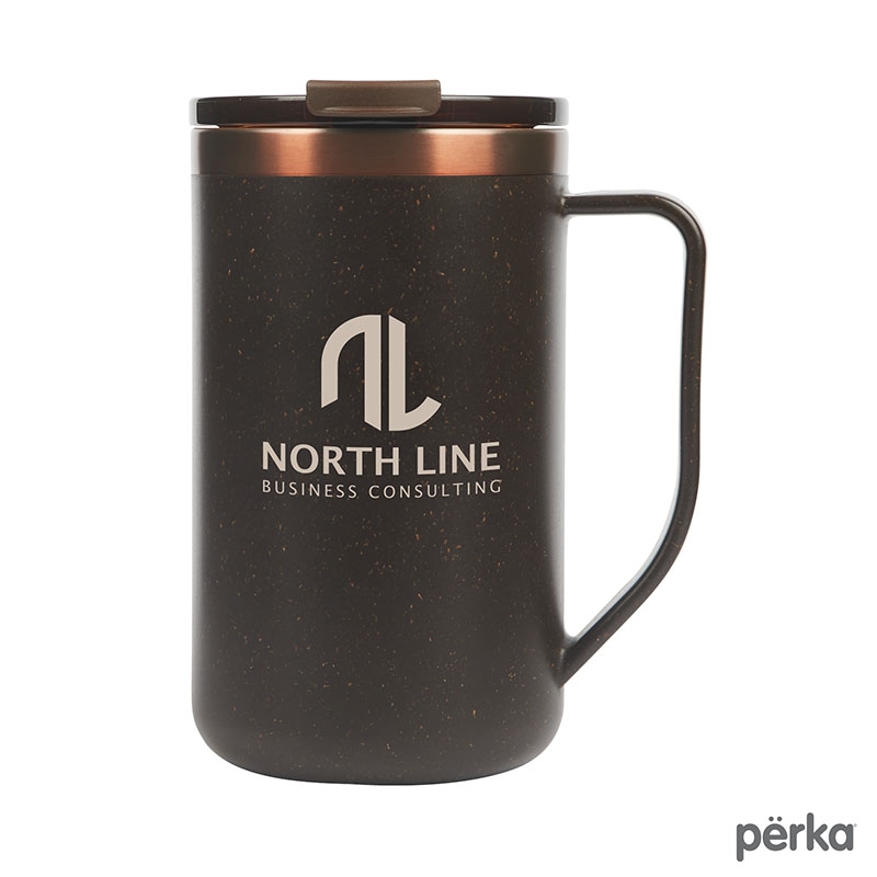Perka® Guji 15 oz. Recycled Steel and Coffee Grounds Mug 23