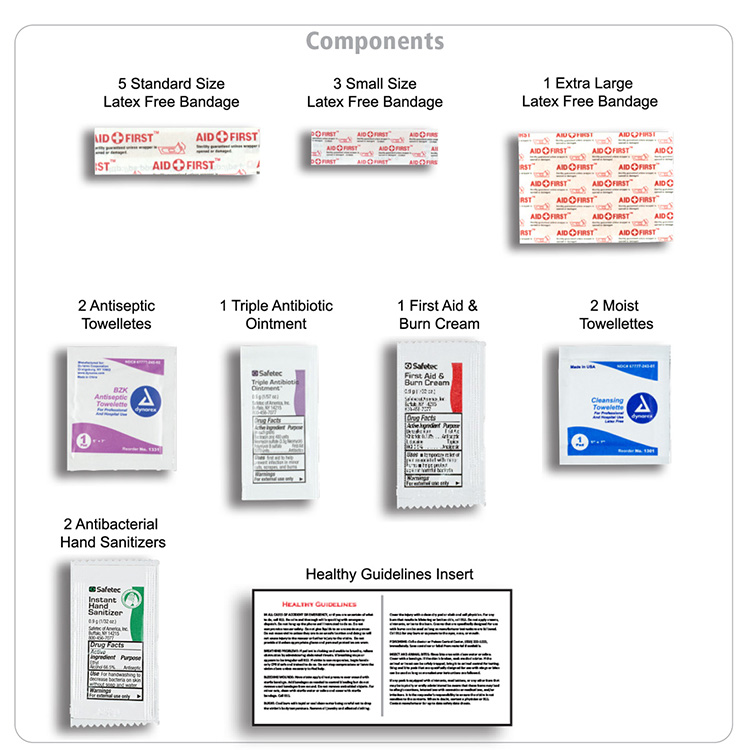 "Aylin" 18 Piece First Aid Kit 22
