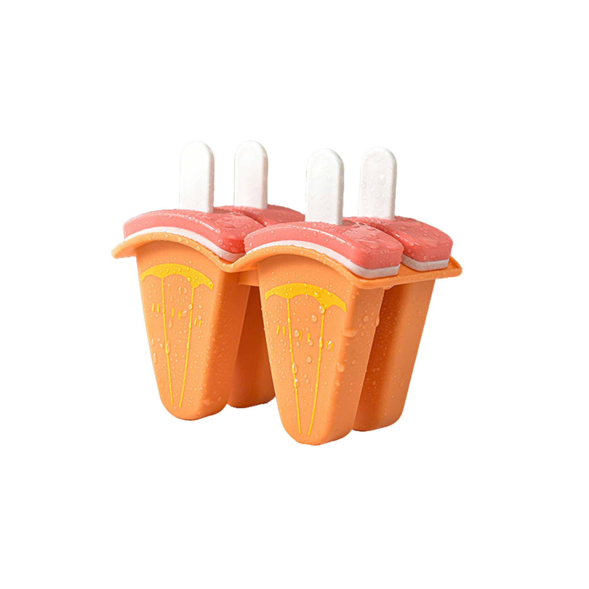 Watermelon Shape Freezer Pop Mold With Protective Lid 1