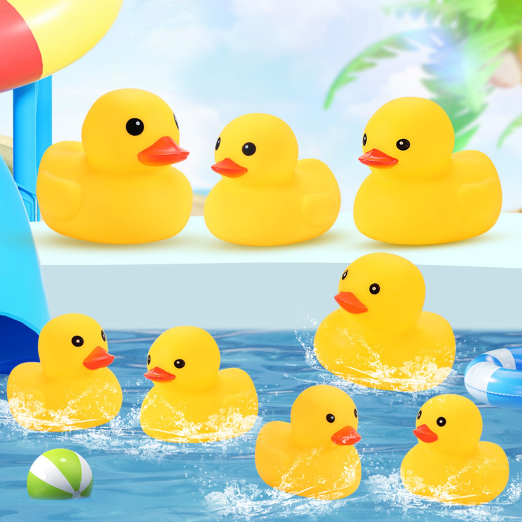 Children's Bath Toy Yellow Duck 4