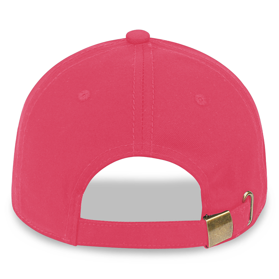 Stock Solid Color Cotton 6-Panel Baseball Cap w/ Metal Tuck 16