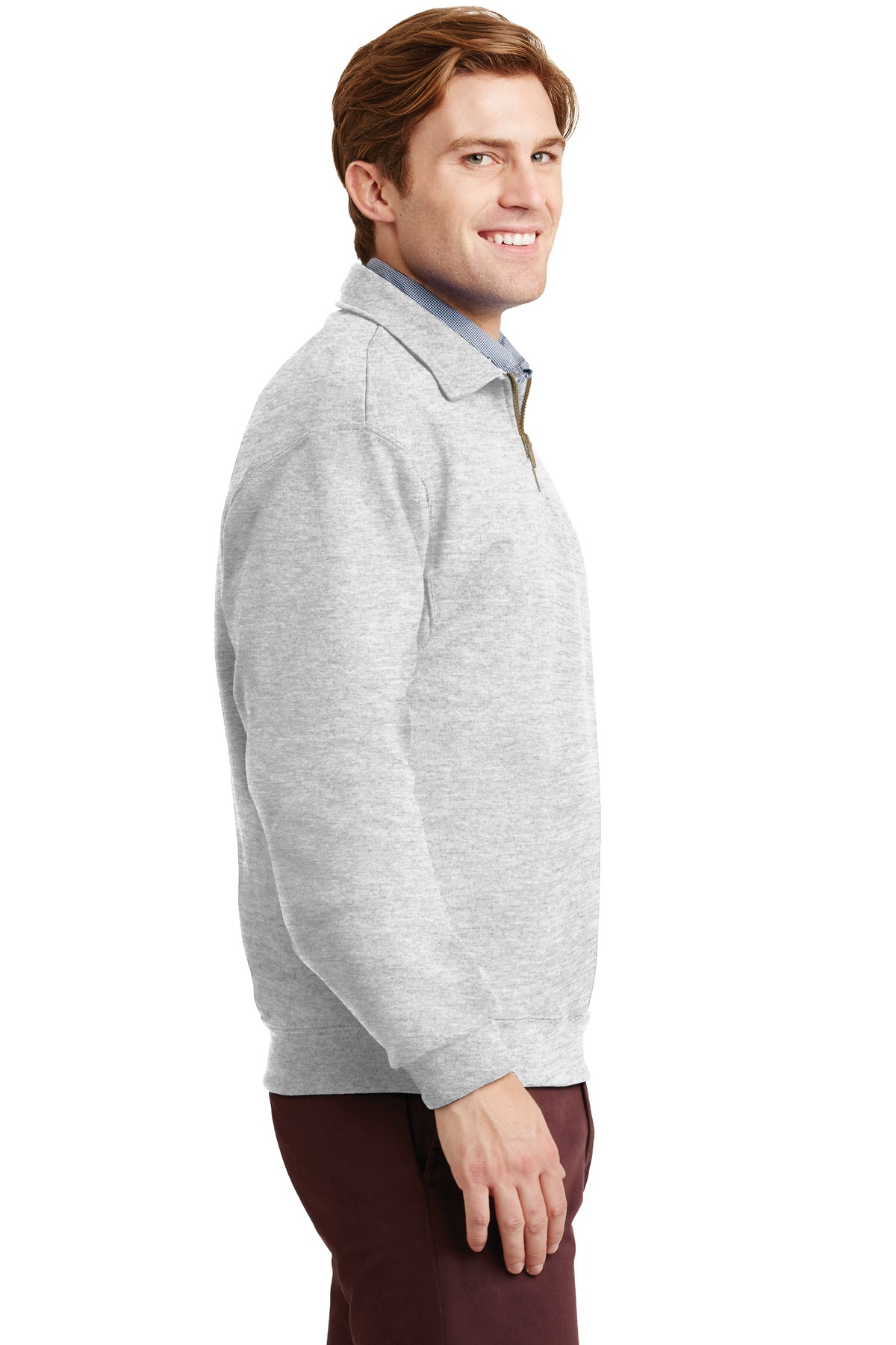 Jerzees Super Sweats NuBlend - 1/4-Zip Sweatshirt with Cadet Collar. 4528M 22