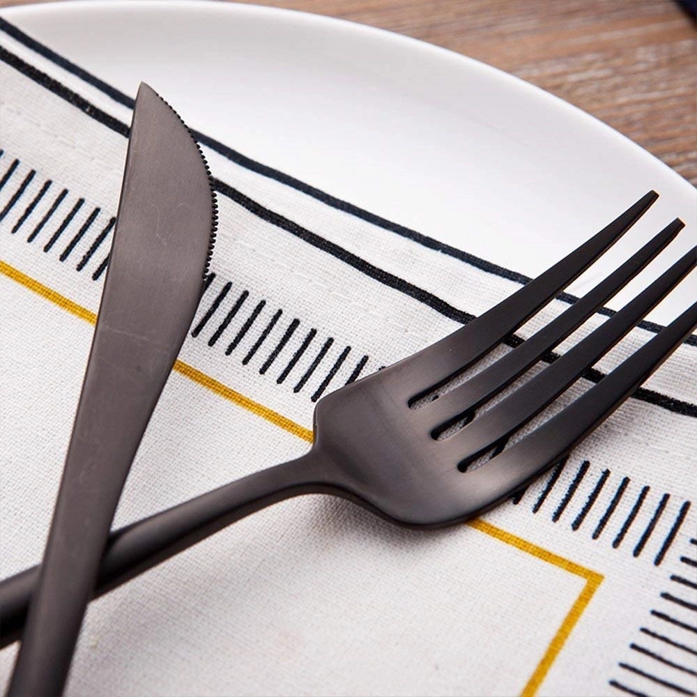 4-Piece stainless Flatware Set 4