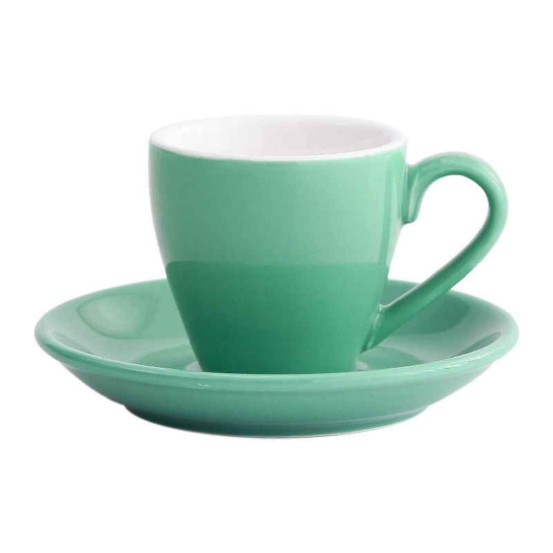 2.7 Oz Ceramic Espresso Cups and Saucer 7