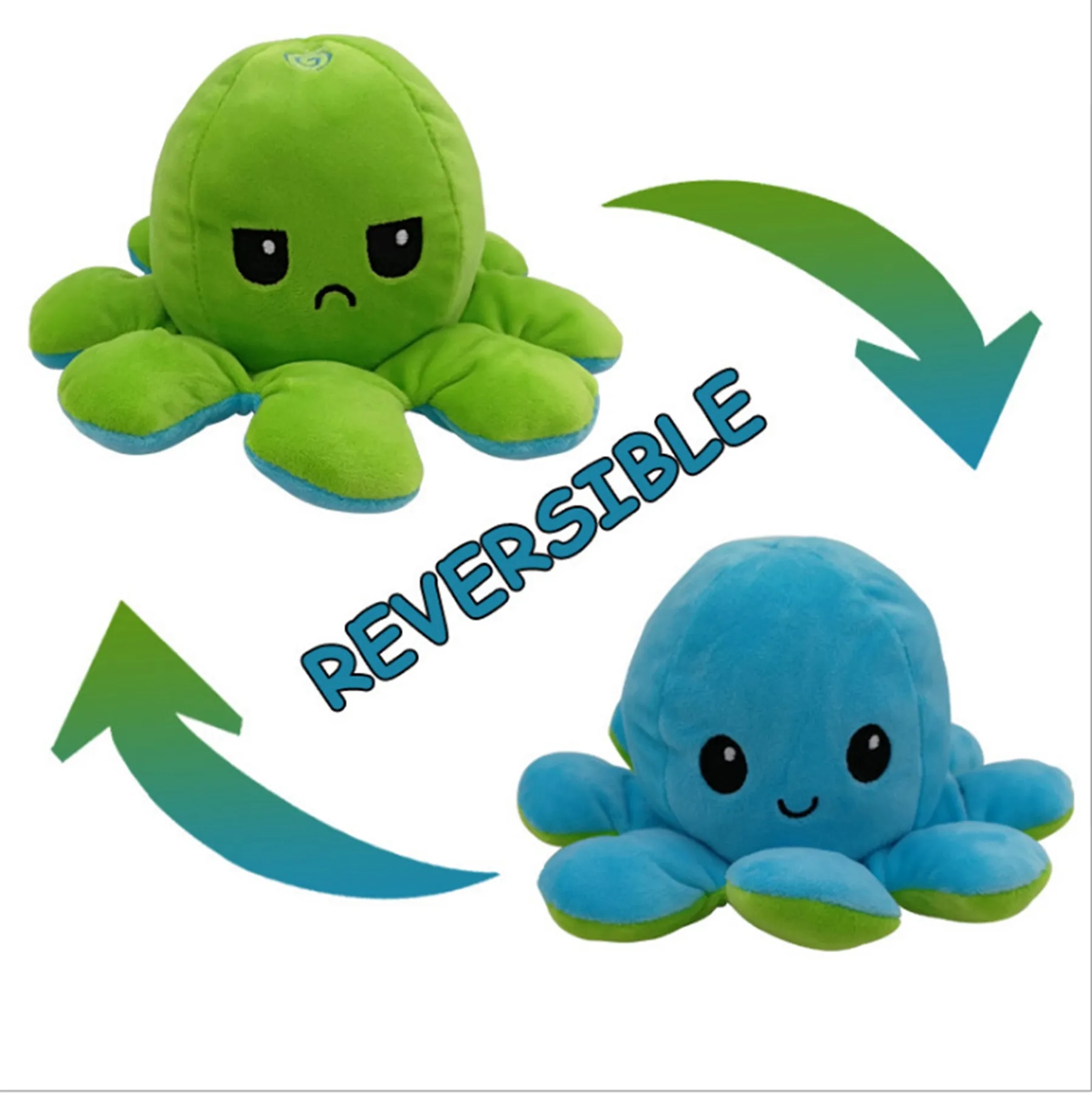 Cute Double-Sided Flipped Octopus Plush Toy 25