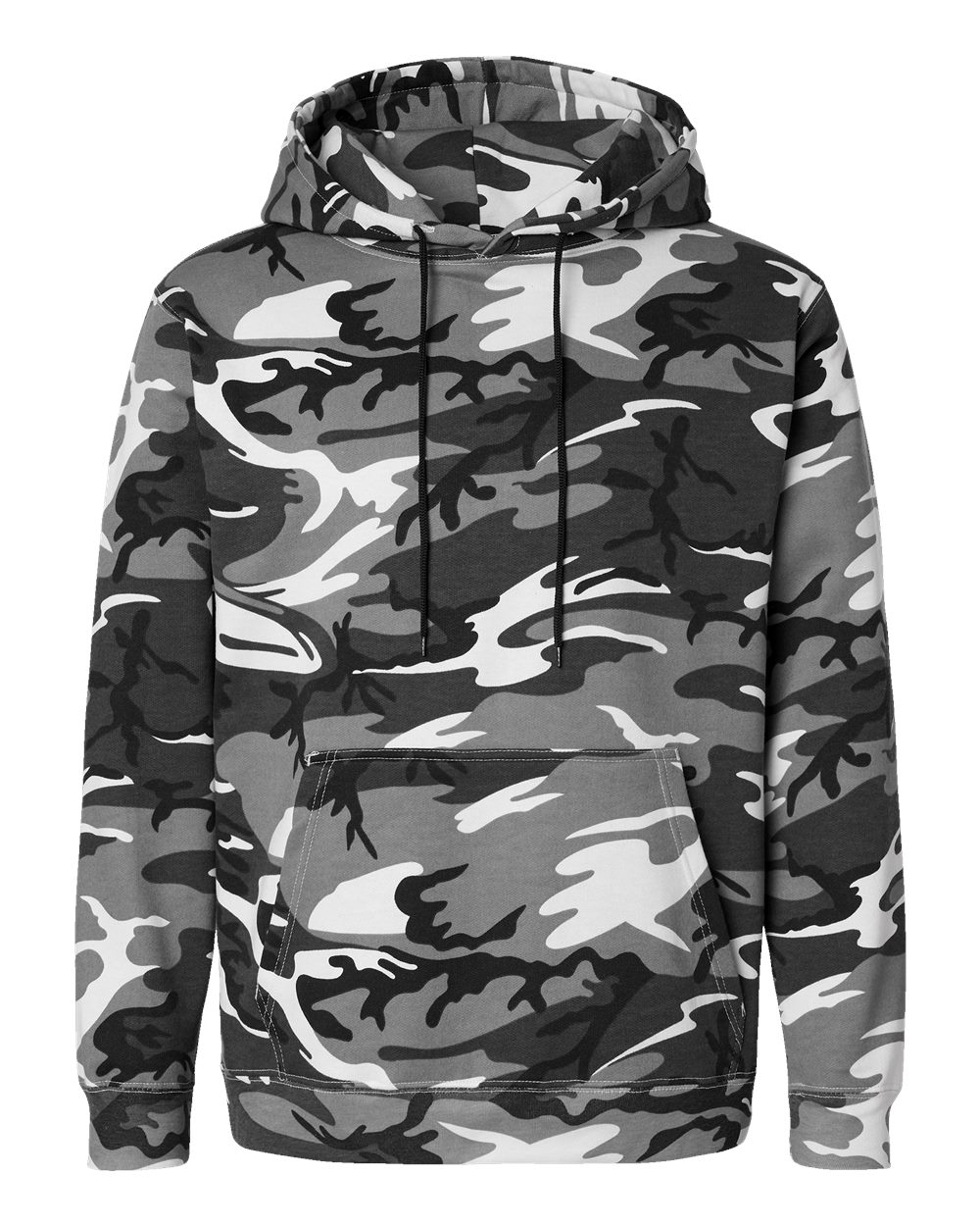 Unisex Camo Fleece Hoodie Sweatshirt - 3969 6