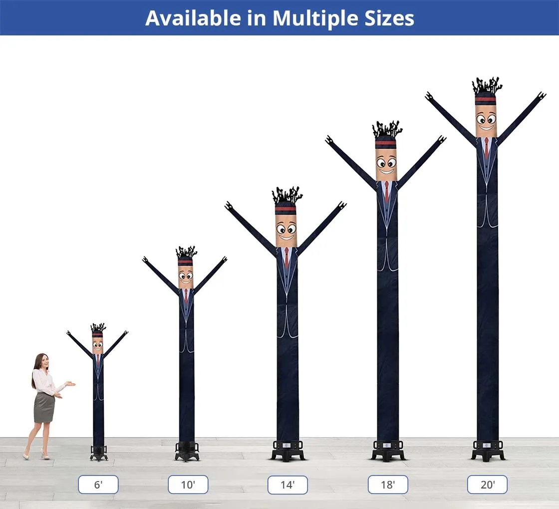 Tuxedo Inflatable Tube Man with Blower 9