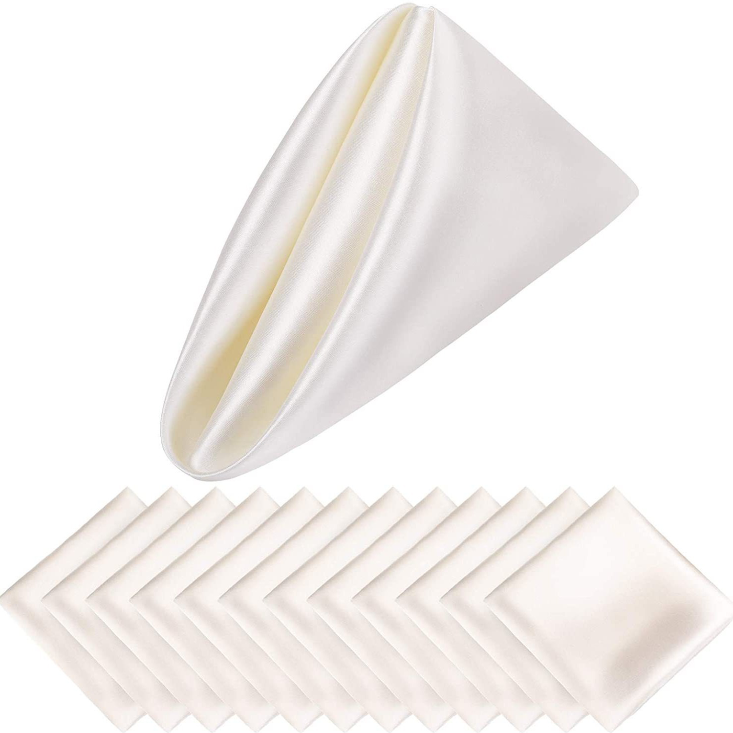 17"x17" Washable Hotel Restaurant Polyester Dinner Napkins 1