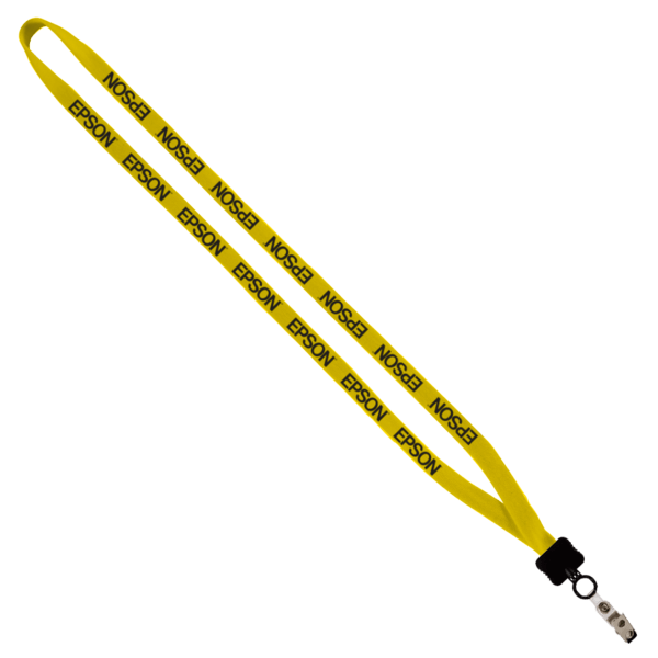1/2" Cotton Lanyard with Plastic Clamshell & O-Ring 8