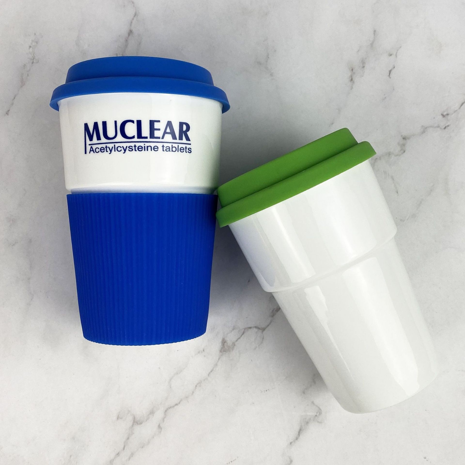 Ceramic Coffee Mug with Silicone lid 2